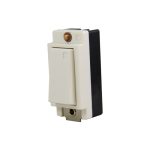 Two way light switch module 16A, 250 V, Colour: White