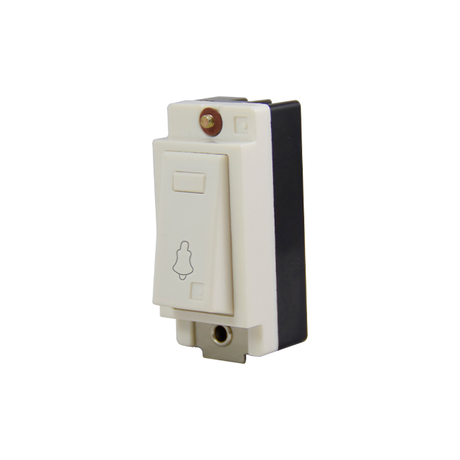 1004 One way bell switch module 16A, 250 V, Colour: White - Image 1