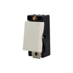 One way light switch module 16A, 250 V, Colour: White