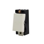 Two way light switch module 16A, 250 V, Colour: White