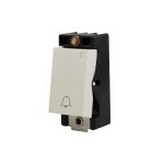 One way bell switch module 16A, 250 V, Colour: White
