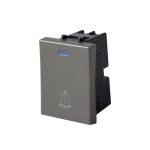1 Way Bell Switch with phosphoric indicator 10A, 250 V ( 1.5 M )