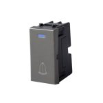 1 Way Bell Switch with LED indicator 10A, 250 V ( 1 M )