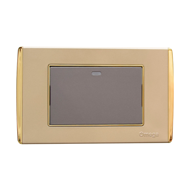 3537 Matt Gold/Bright Gold Border - Image 1
