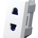 2 Pin Shuttered Universal Socket Outlet 16A, 250 V ( 1 M )