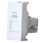 Shuttered Computer Outlet RJ45 ( 1 M )