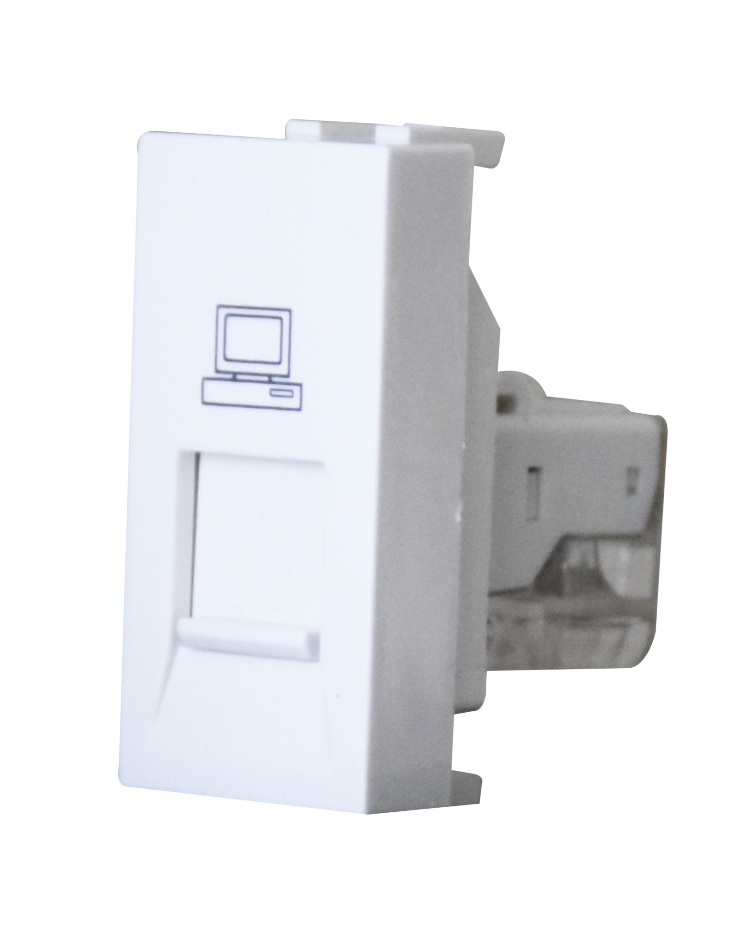 5072 Shuttered Computer Outlet RJ45 ( 1 M ) - Image 1