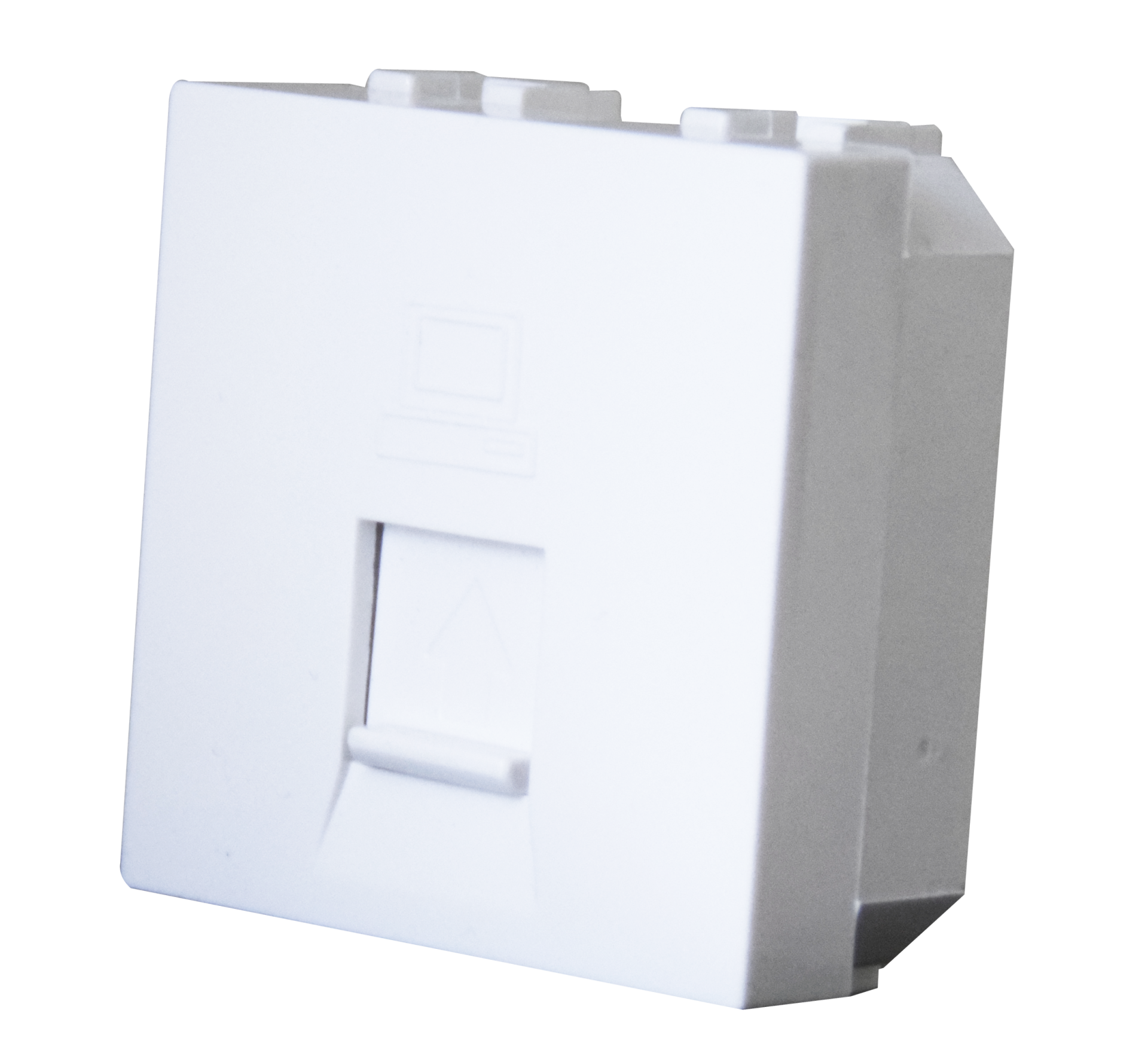 5074 Shuttered Computer Outlet RJ45 ( 2 M ) - الصورة 1