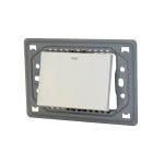 1 way light switch module with frame 16A, 250 V, 3M