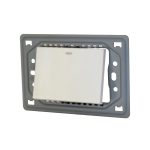 2 way light switch module with frame 16A, 250 V, 2M