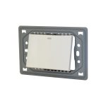 Intermediate light switch module with frame 16A, 250 V, 3M