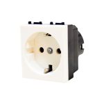 Shucko Outlet ivory 16A, 250 V, 2M
